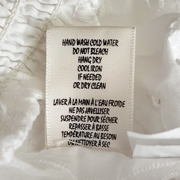 Adiva White Relaxed Lace Blouse with Long Sleeves - Picture 6 of 14